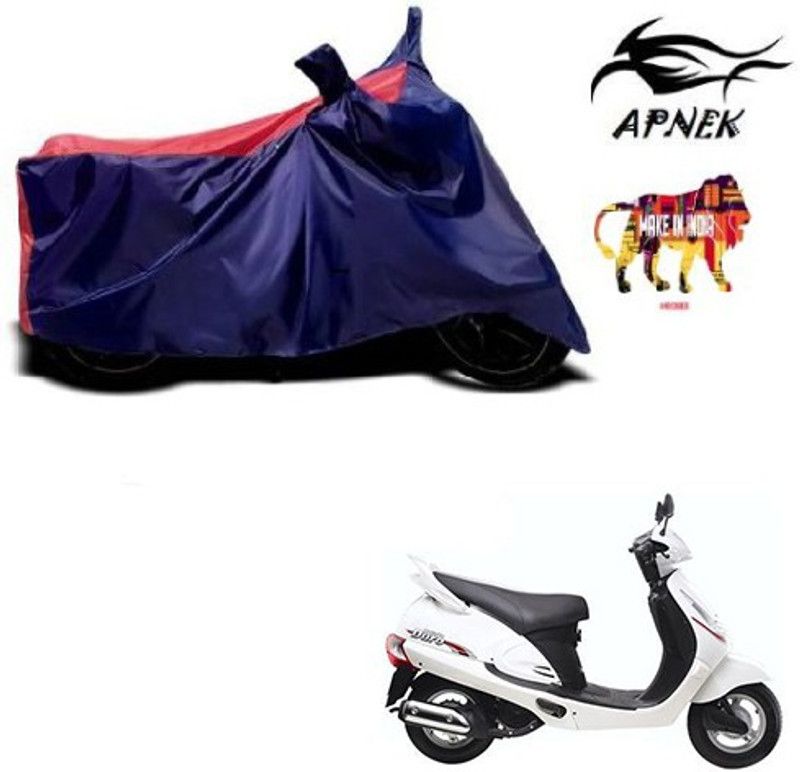 APNEK Waterproof Two Wheeler Cover for Mahindra  (Duro, Blue, Red)