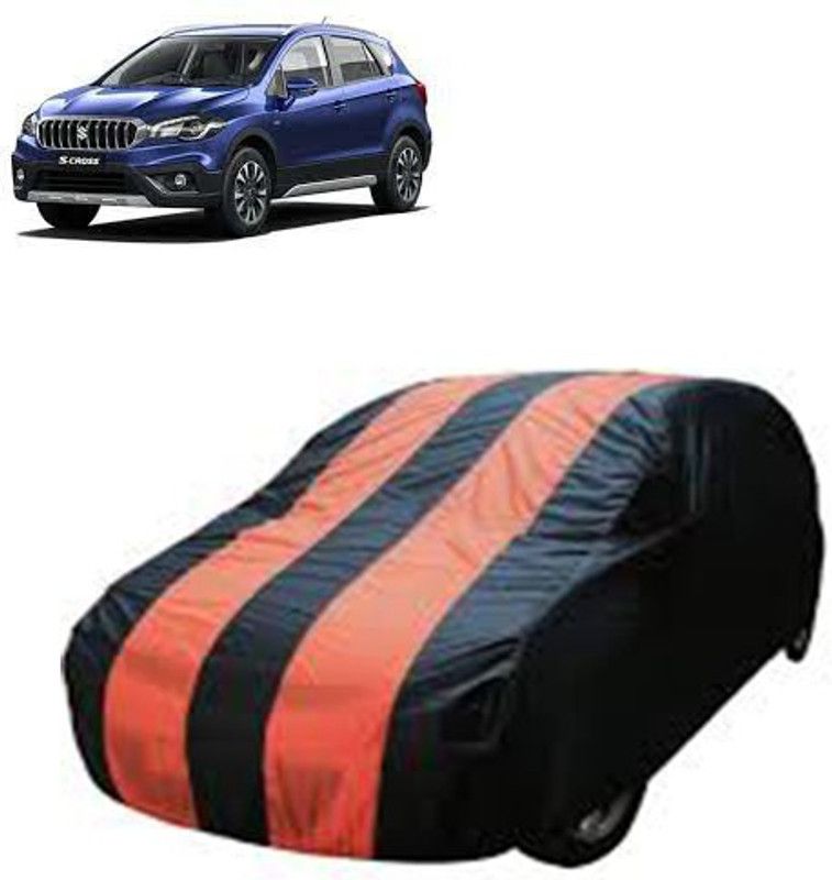 A+ RAIN PROOF Car Cover For Maruti Suzuki S-Cross (Without Mirror Pockets)  (Multicolor)
