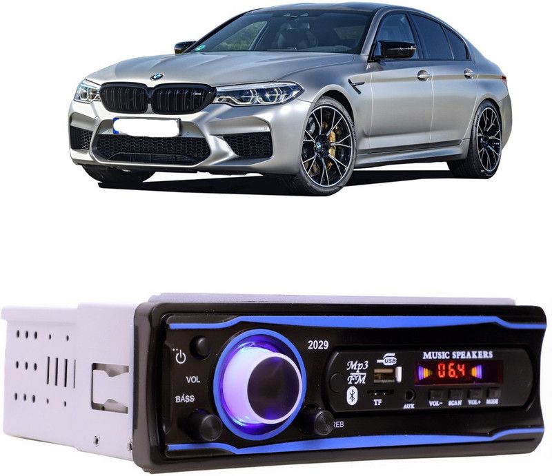 JBRIDERZ Blue Stereo-2029 BLUETOOTH/USB/SD/AUX/FM/MP3 (BLUE & Black)-67 Car Stereo  (Single Din)