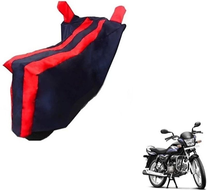 ELECTRIBLES Two Wheeler Cover for Hero  (Splendor NXG, Red, Black)
