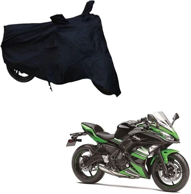 KAROBAR Two Wheeler Cover for Hero  (Splendor Pro, Black)