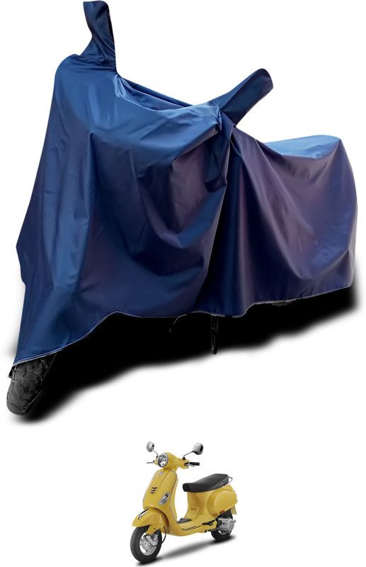 GOSHIV-car and bike accessories Waterproof Two Wheeler Cover for Piaggio  (Vespa LX 125, Blue)