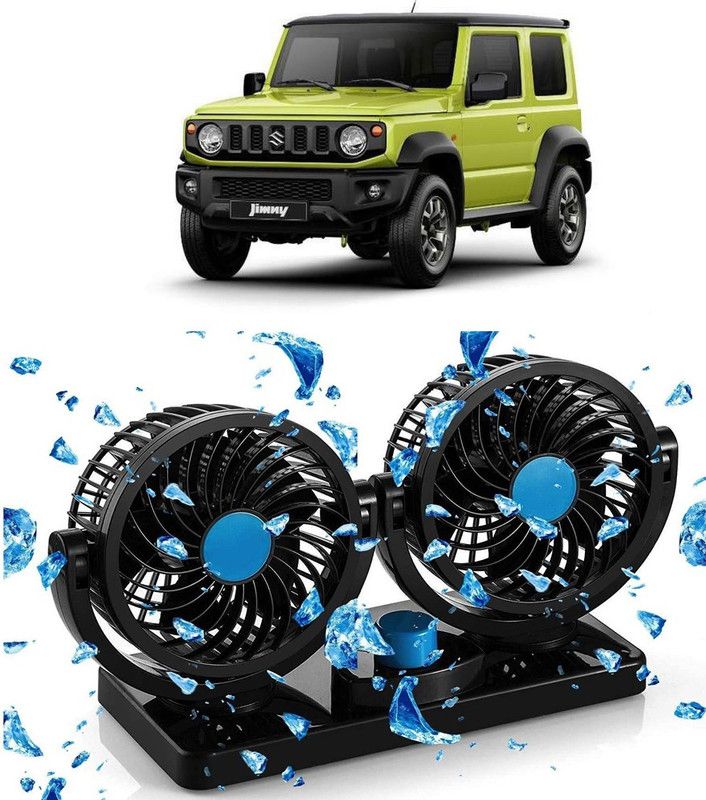 Enfield Works Car Fan 12V 360 Head 2 Speed Quiet Strong for All Auto Vehicles-CF304 Car Interior Fan  (12 V)