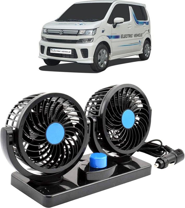 Amulite Car Fan 12V 360 Head 2 Speed Quiet Strong for All Auto Vehicles-Evl-261 Car Interior Fan  (12 V)