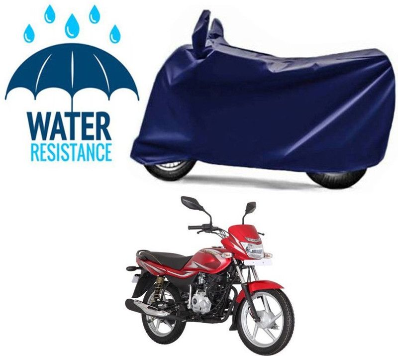 Human Plus Two Wheeler Cover for Bajaj  (Platina, Blue)