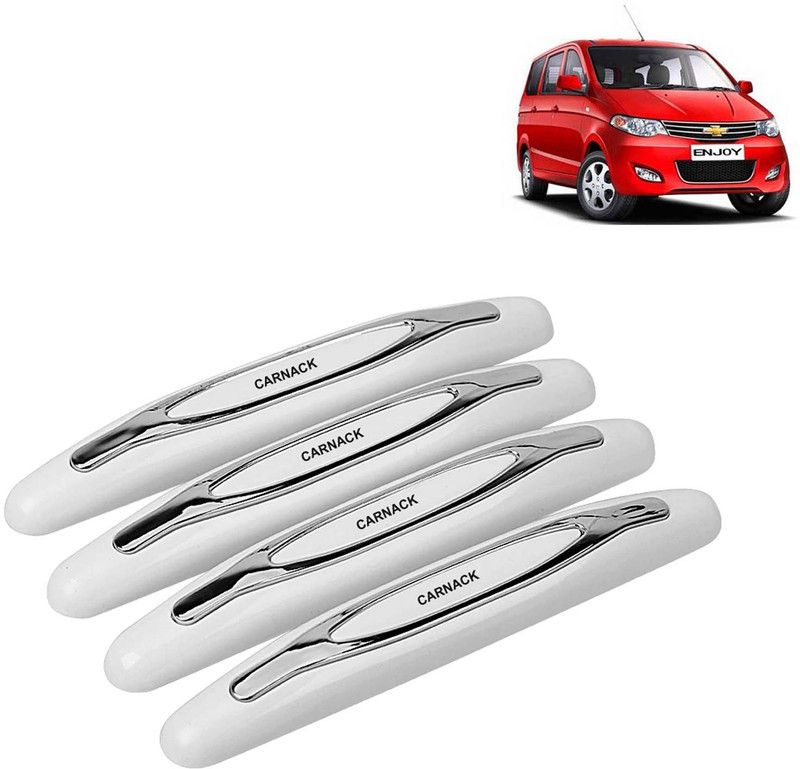 DvineAutoFashionZ Silicone, Plastic Car Door Guard  (White, Pack of 4, Chevrolet, Enjoy)