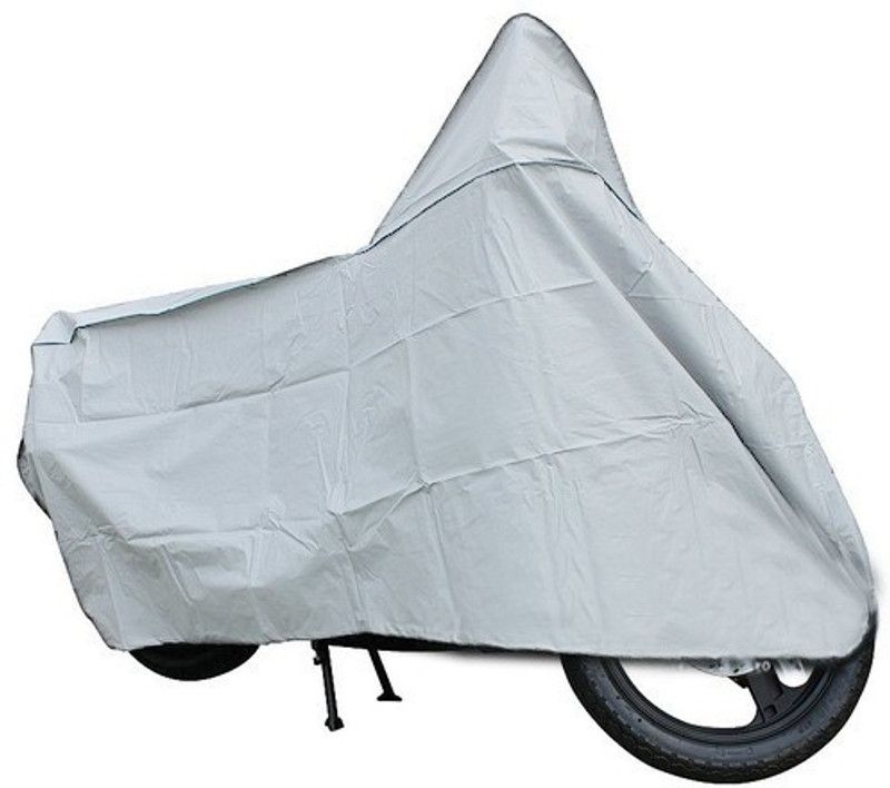 A+ RAIN PROOF Two Wheeler Cover for Kawasaki  (RC 390, Silver)