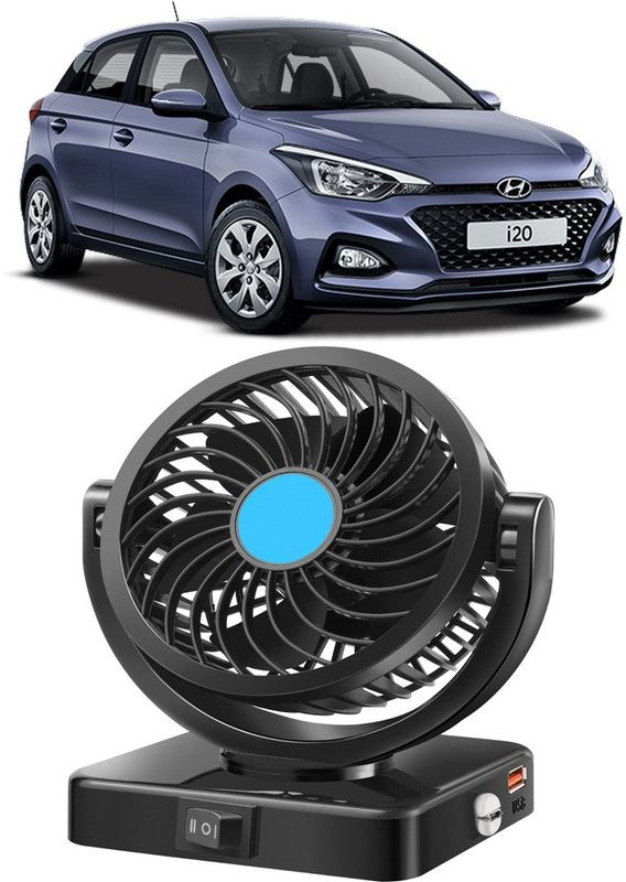 Enfield Works Car Fan With USB Charging 360 Degree Rotatable Fan-B-187 Car Interior Fan  (12 V)