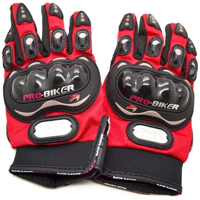 Probiker Bike Motorcycle Scooter Riding Driving Gloves  (Red)