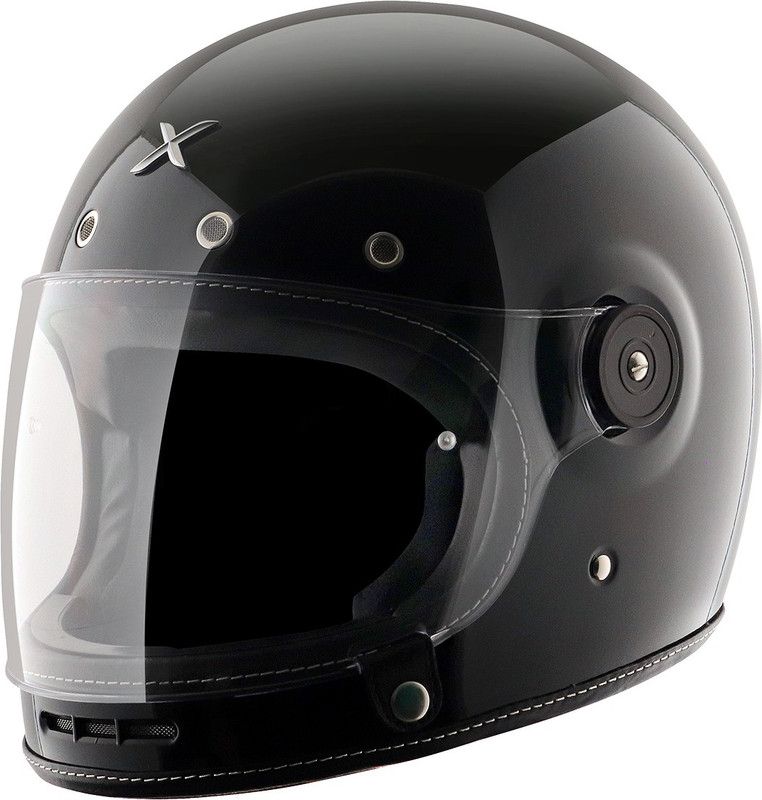 Axor Brute Motorbike Helmet  (Black)