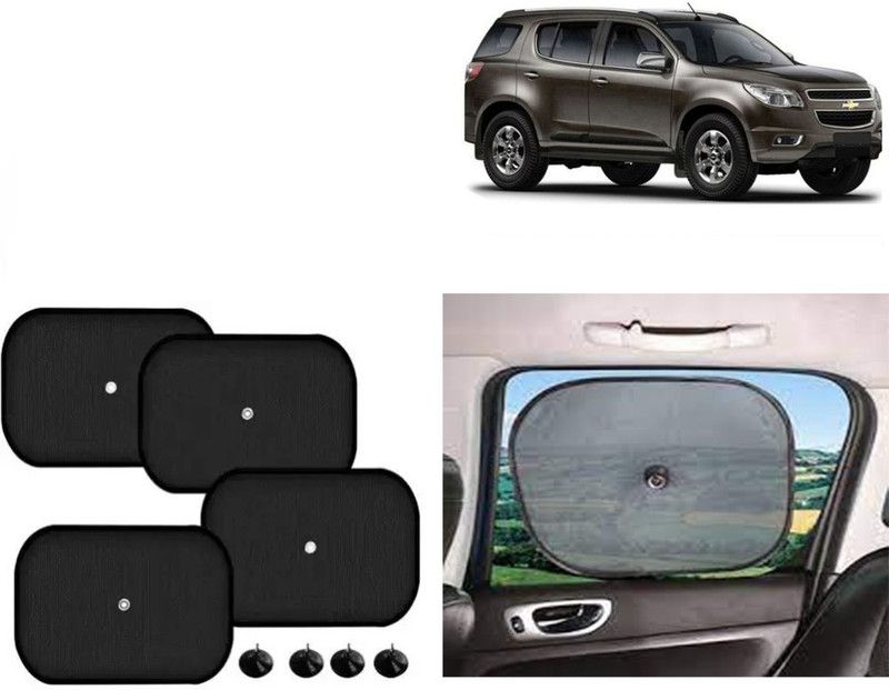 FINCOSTA Side Window Sun Shade For Chevrolet Trailblazer  (Black)