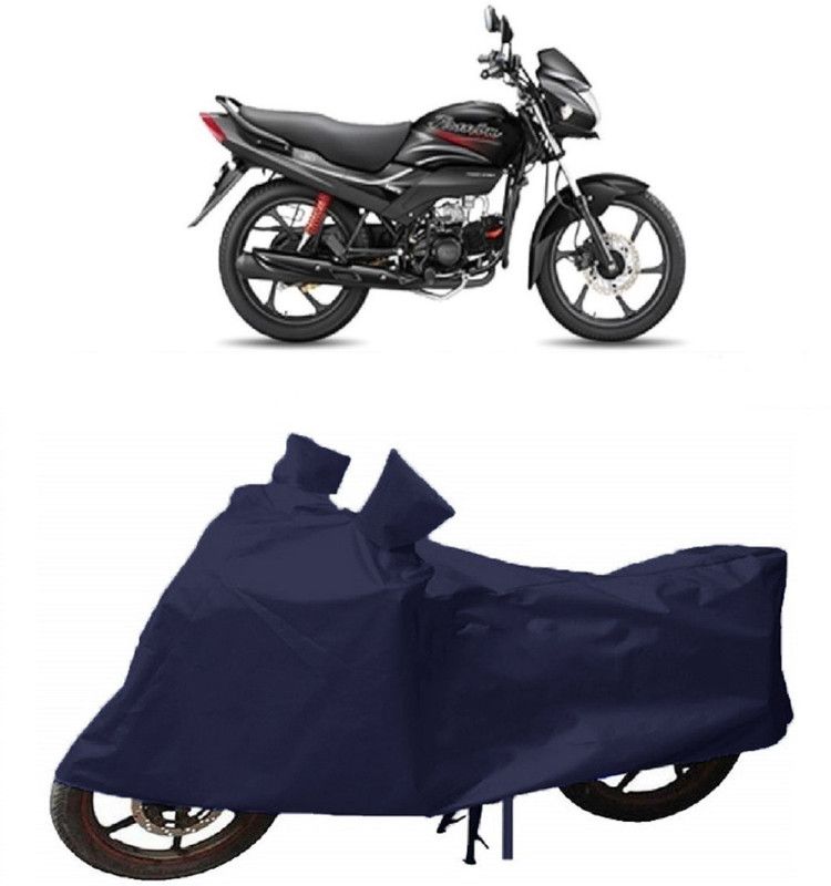 ABORDABLE Two Wheeler Cover for Hero  (Passion Pro, Blue)