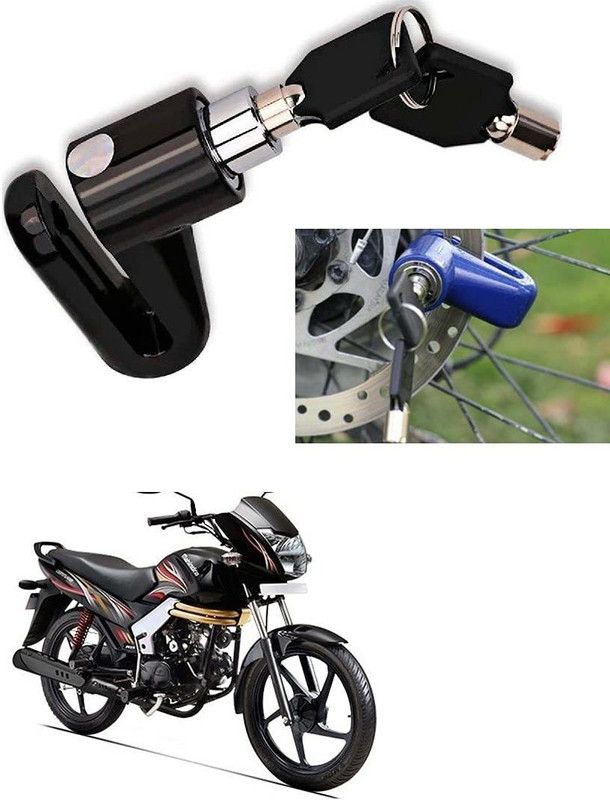 AS TRADERS Motorcycle Disc Brake Lock/Disk Lock Security for Mahindra Centuro NXT Motorcycle Disc Brake Lock/Disk Lock Security for Mahindra Centuro NXT Disc Lock  (Blue, Black, Red)