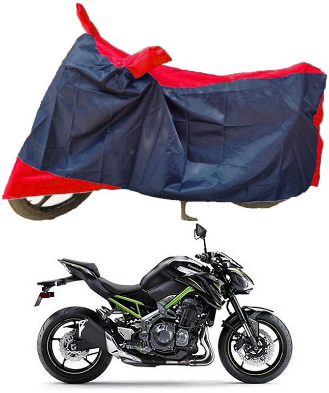 AUTOGARH Two Wheeler Cover for Kawasaki  (Z900, Red, Blue)