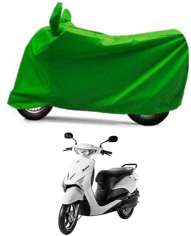 Genipap Two Wheeler Cover for Indus  (Yo Xplor, Green)