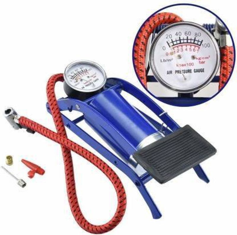 Tendula 100 psi Tyre Air Pump for Car & Bike