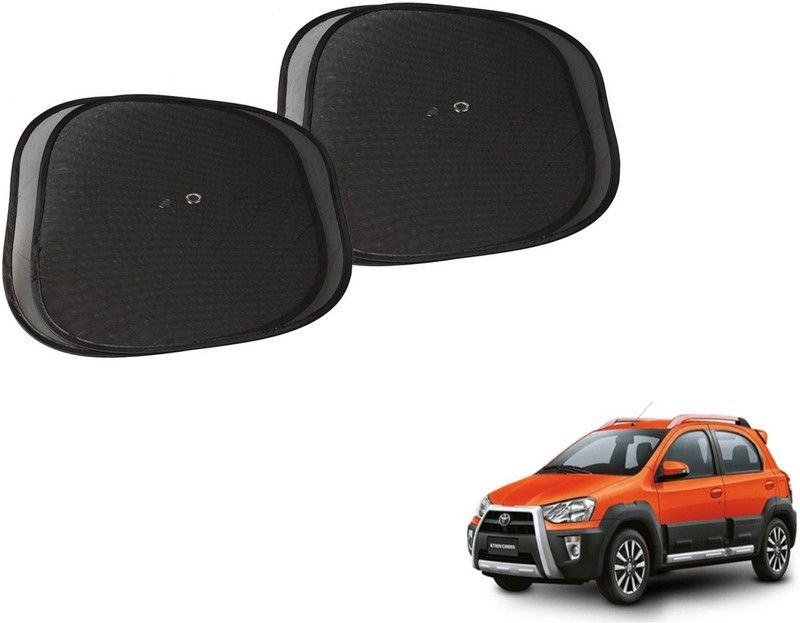 AUTYLE Side Window, Rear Window Sun Shade For Toyota Etios Cross  (Black)