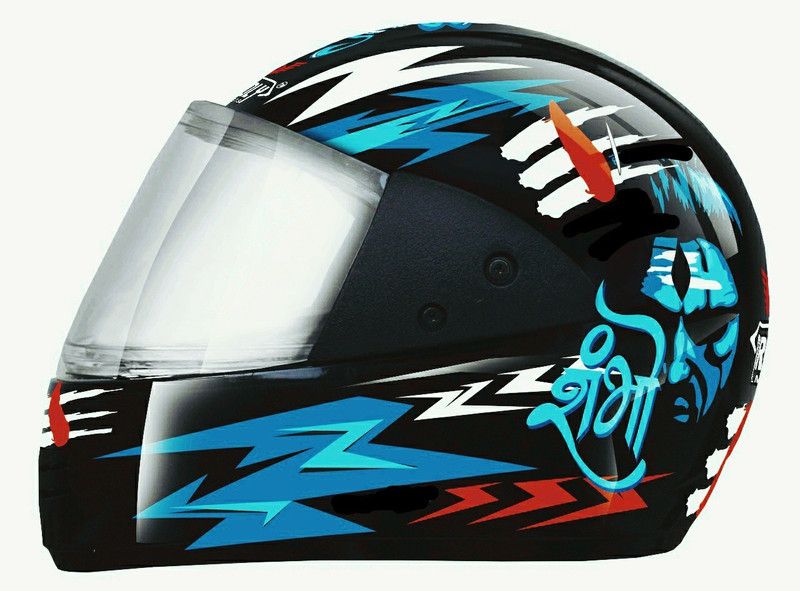 RACING Unbreakable MD-001 ISI Motorbike Helmet  (Multicolor)