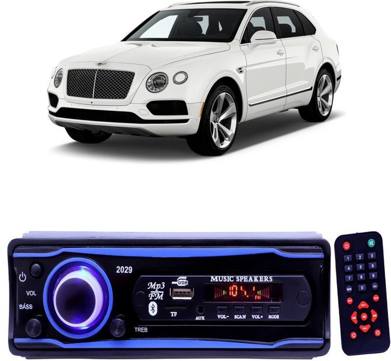 YUNEIK Blue 2029 USB/AUX/SD/BLUETOOTH/FM/MP3 BOOM MASTER STANDARD- Y 36 Car Stereo  (Single Din)
