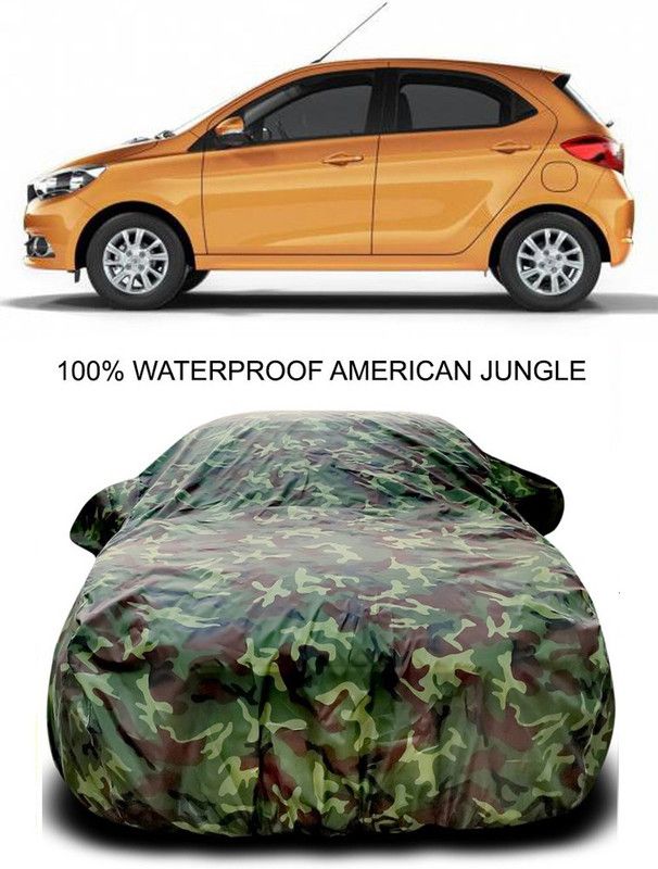 Ascension Car Cover For Tata Tiago EV (With Mirror Pockets)  (Multicolor)
