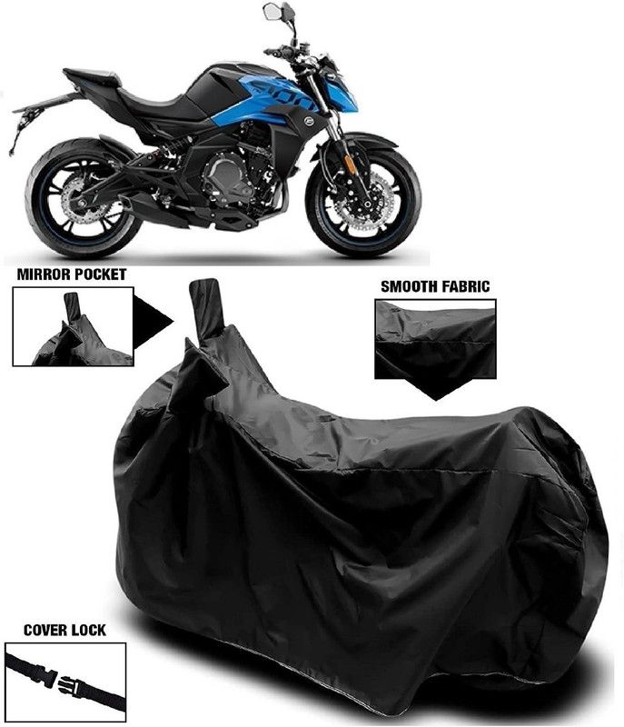 Autoprime Two Wheeler Cover for CFMoto  (400NK, Black)