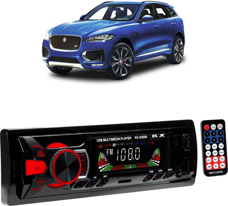 JBRIDERZ Boom Master A3000 with AUX/Bluetooth/USB/ MP3 B218 Car Stereo  (Single Din)