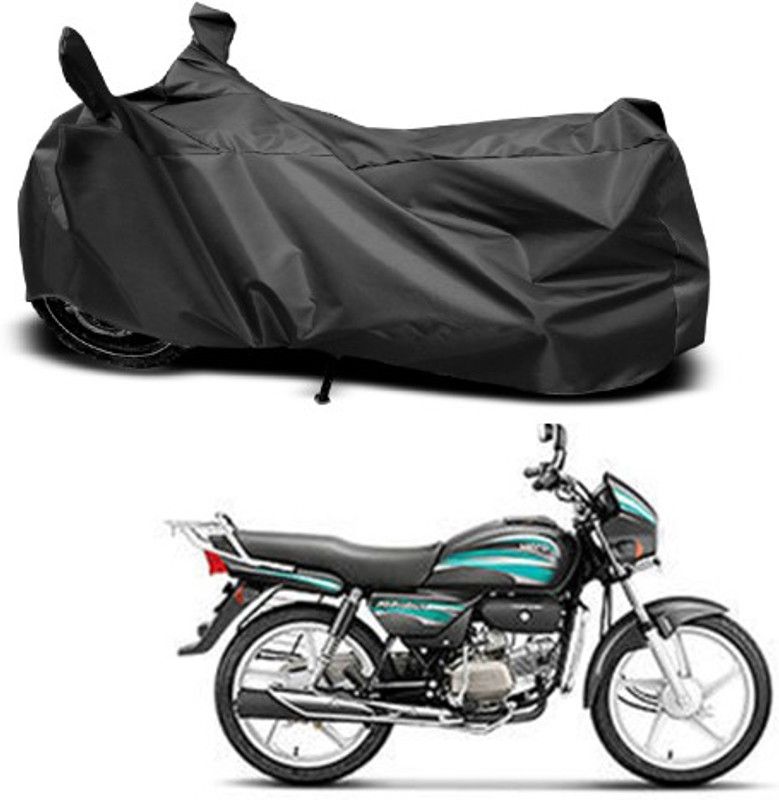 THE REAL ARV Waterproof Two Wheeler Cover for Hero  (Splendor, Black)