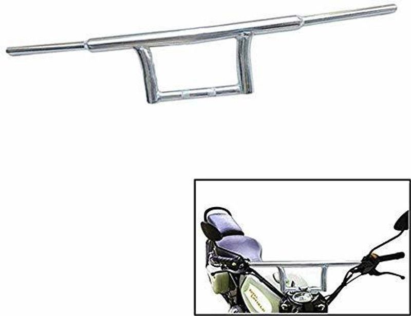 victrix SQUARE HANDLE CHROME VICT Handle Bar  (Silver)