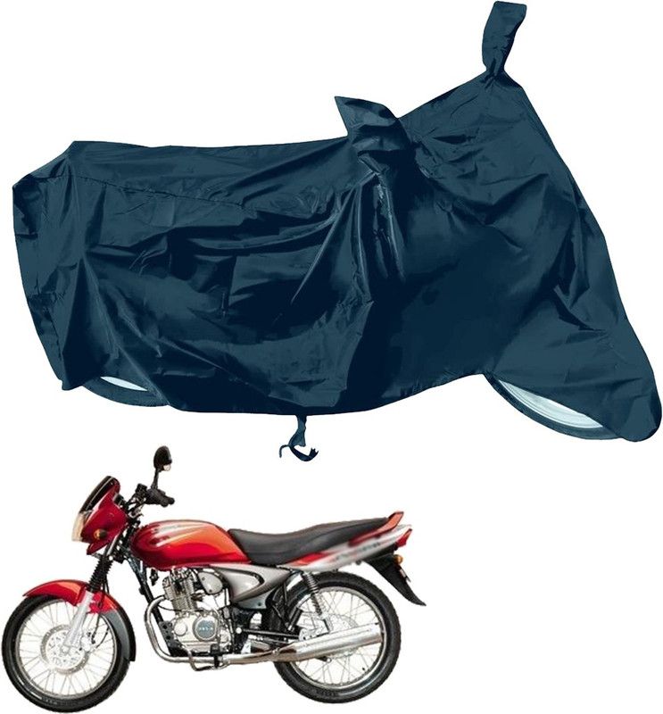 RiderShine Waterproof Two Wheeler Cover for Bajaj  (Wind 125, Black)
