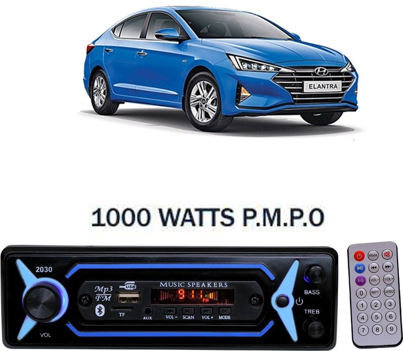 JBRIDERZ P-2030 Blue BLUETOOTH/USB/SD/AUX/FM/MP3 Car Stereo ( Single Din) B-175 Car Stereo  (Single Din)