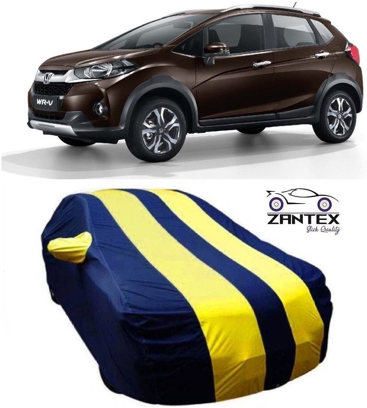 ZANTEX Car Cover For Honda WR-V (With Mirror Pockets)  (Blue, Yellow)