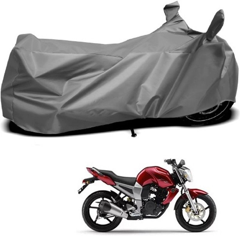 Gavya Waterproof Two Wheeler Cover for Yamaha  (FZ-S, Grey)