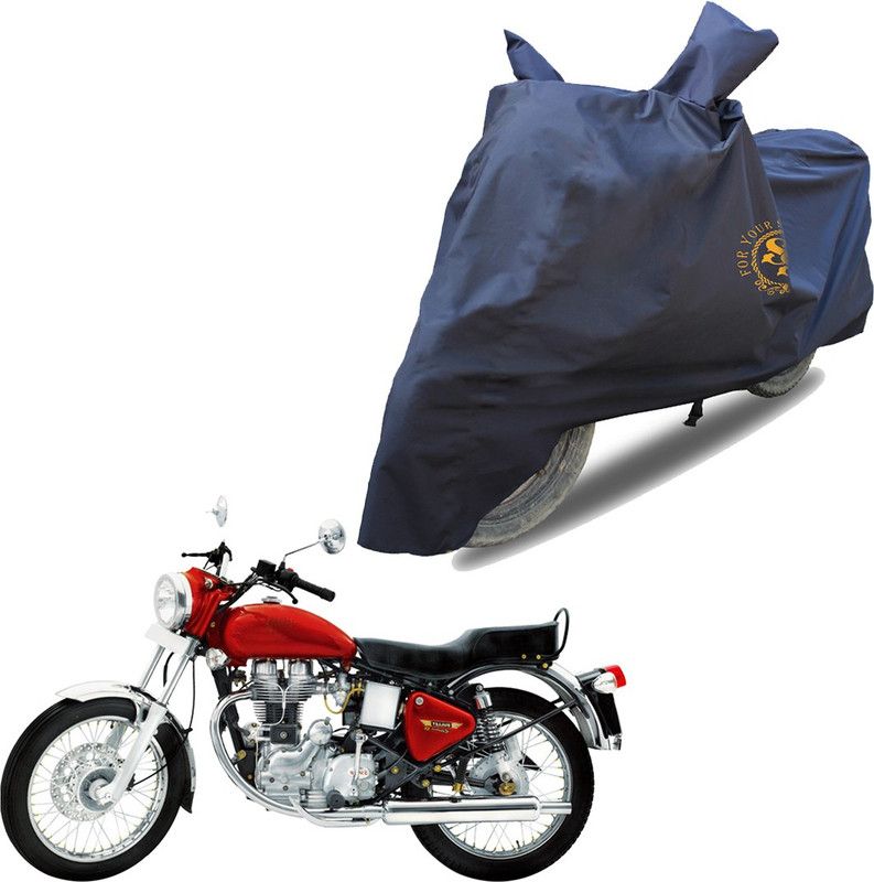 SS FOR YOUR SMART NEEDS Waterproof Two Wheeler Cover for Royal Enfield  (Electra 5S, Blue)