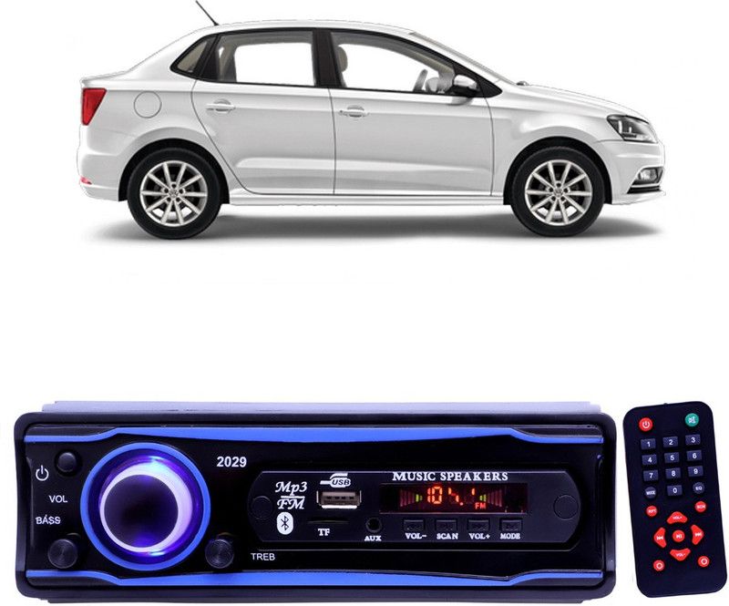 YUNEIK Blue Stereo-999 BLUETOOTH/USB/SD/AUX/FM/MP3 (BLUE & Black)Y-603 Car Stereo  (Single Din)