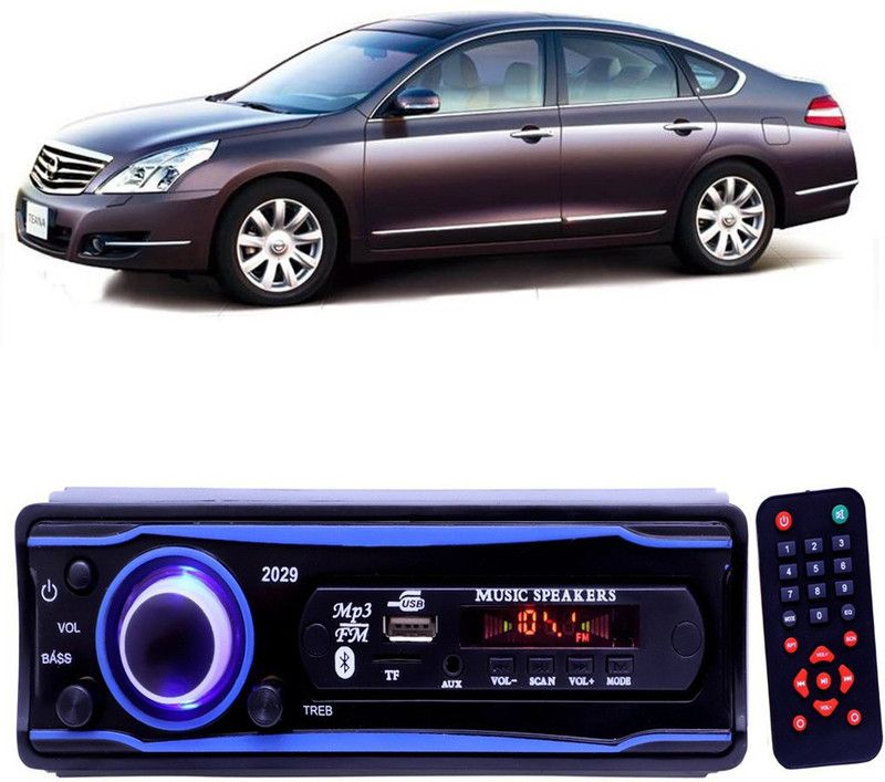 Bluedrum Blue 2029 USB/AUX/SD/BLUETOOTH/FM/MP3 BOOM MASTER STANDARD- B 452 Car Stereo  (Single Din)