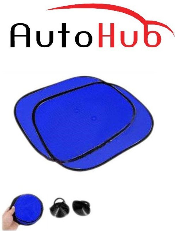 Auto Hub Side Window Sun Shade For Skoda Superb  (Blue)