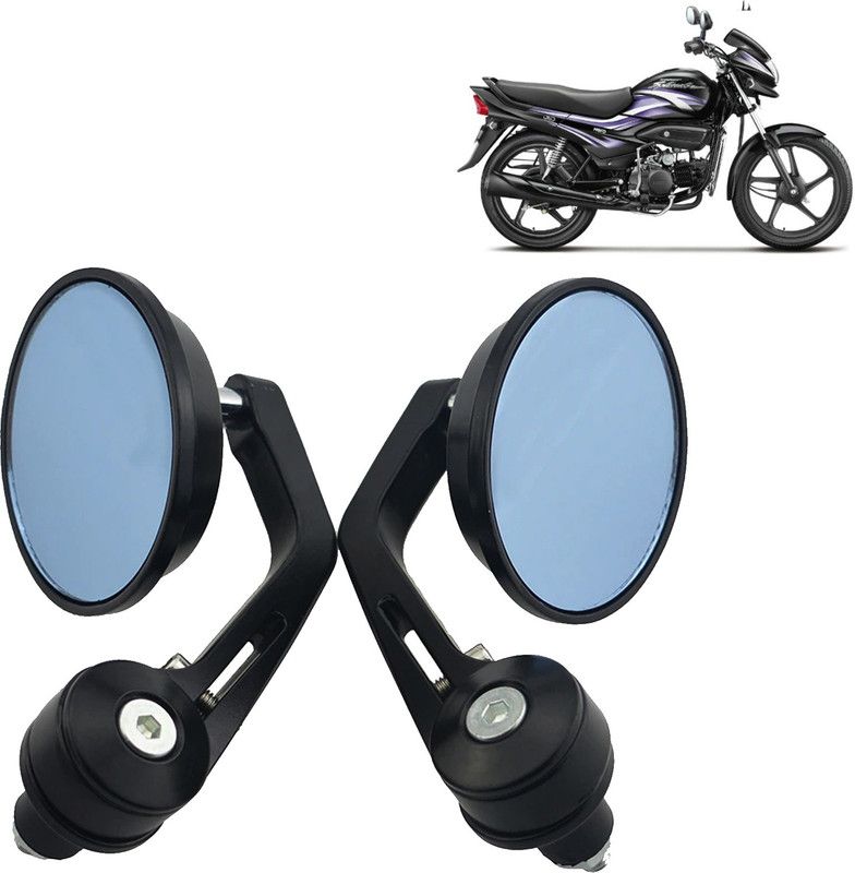DvineautofashionZ Manual Rear View Mirror For Hero Super Splendor  (Left, Right)