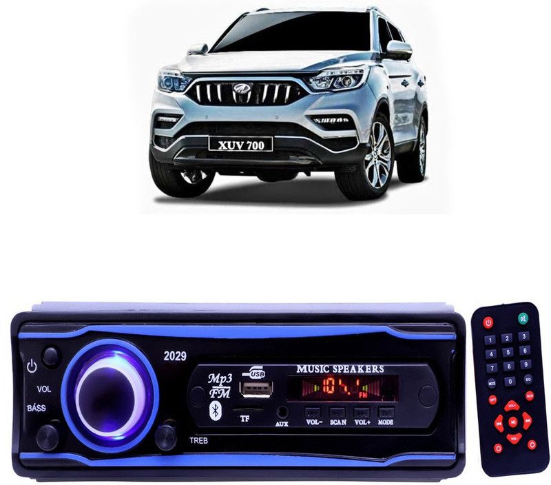 Purpleheart Blue 2029 USB/AUX/SD/BLUETOOTH/FM/MP3 BOOM MASTER STANDARD- P289 Car Stereo  (Single Din)