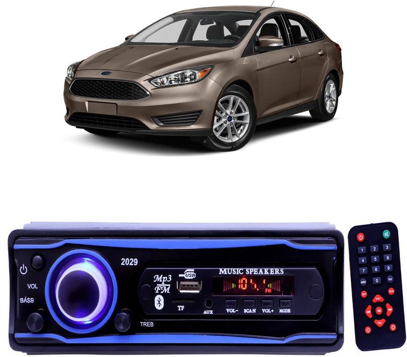 Genipap Blue 2029 USB/AUX/SD/BLUETOOTH/FM/MP3 BOOM MASTER STANDARD- G 135 Car Stereo  (Single Din)