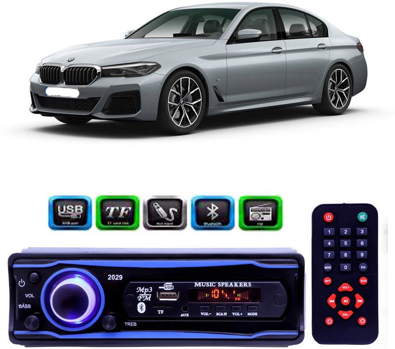 Genipap STEREO-999 BLUETOOTH/USB/SD/AUX/FM/MP3 (BLUE & Black)-54 Car Stereo  (Single Din)
