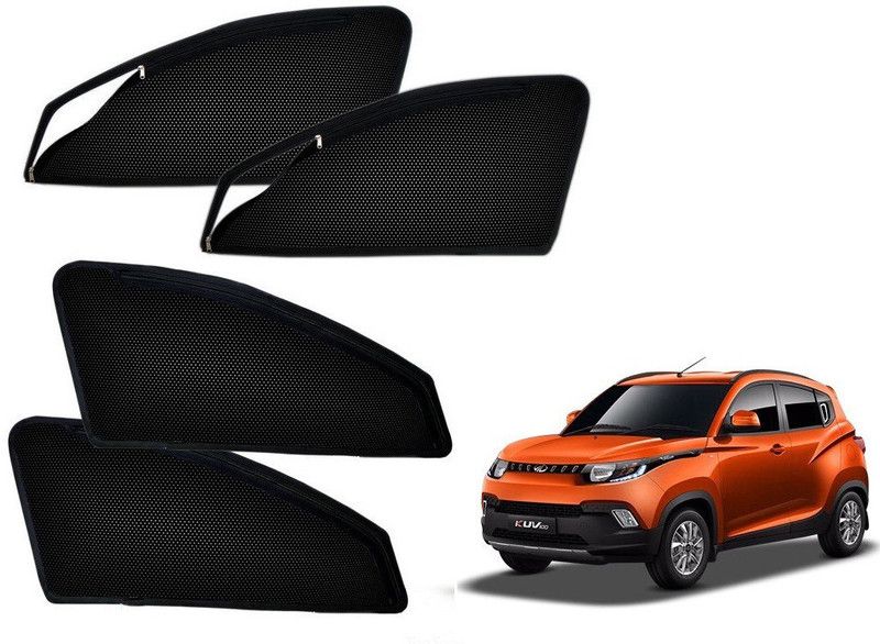 Auto Charisma Side Window, Rear Window Sun Shade For Mahindra KUV 100  (Black)