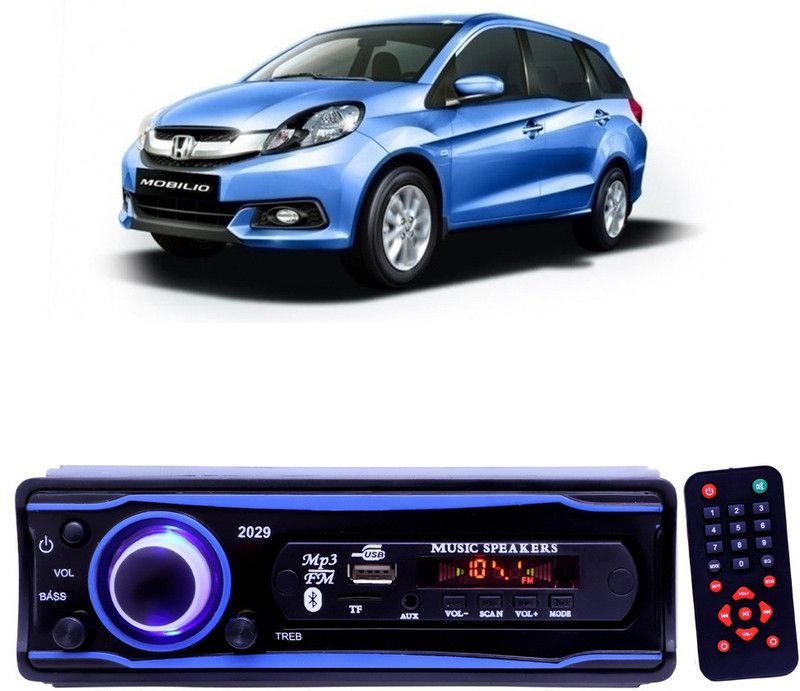 JBRIDERZ Blue 2029 USB/AUX/SD/BLUETOOTH/FM/MP3 BOOM MASTER STANDARD- E 163 Car Stereo  (Single Din)