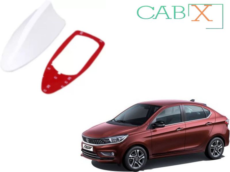 CABIX Car shark fin roof working antenna for Tata Tigor wht & Antenna Radio FM/AM Satellite Vehicle Antenna
