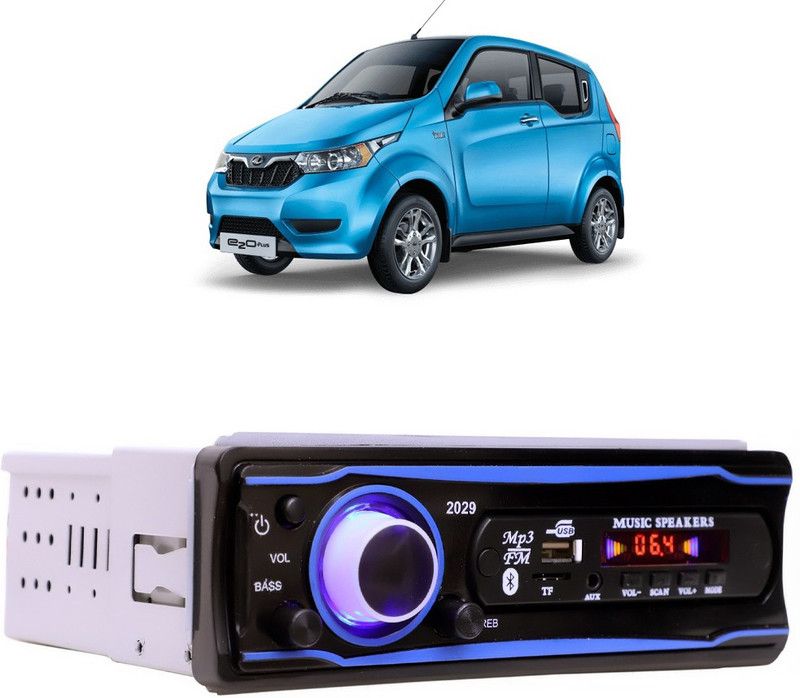 JBRIDERZ Blue Stereo-2029 BLUETOOTH/USB/SD/AUX/FM/MP3 (BLUE & Black)-261 Car Stereo  (Single Din)