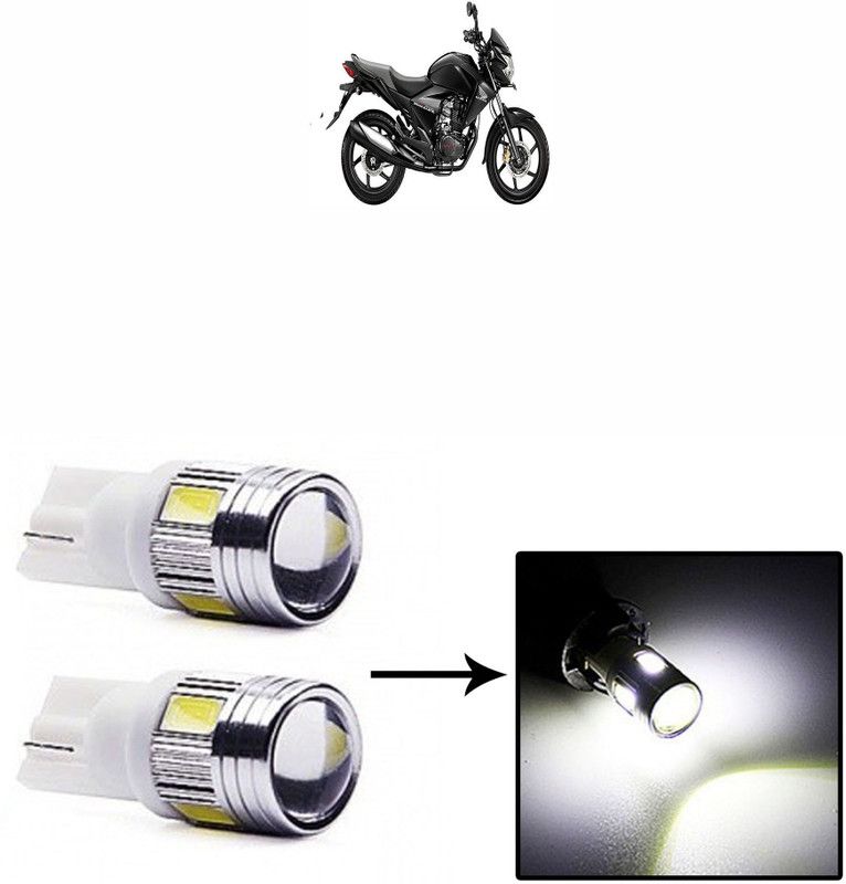 Vagary SOLID STRUCTUTE,STANDARD BASE SUPER BRIGHT PARKING/LICENSE PLATE LIGHT-150 Back Up Lamp Motorbike LED for Honda (12 V, 18 W)  (CBF150, Pack of 2)