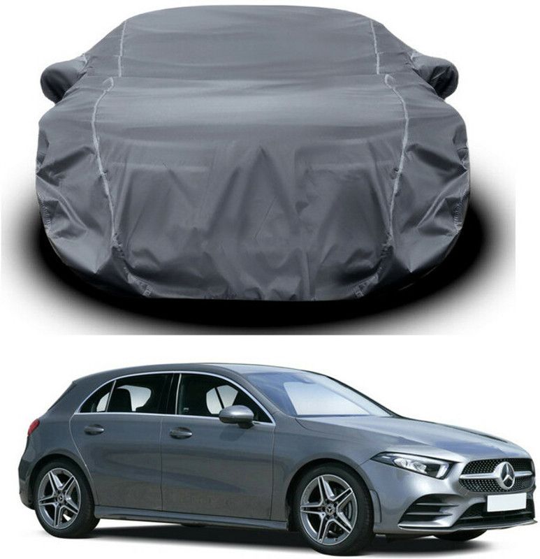 AutoTiger Car Cover For Mercedes Benz A180 (With Mirror Pockets)  (Grey)