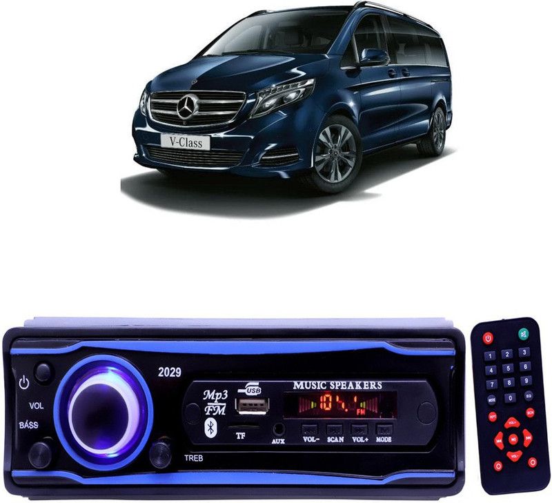 JBRIDERZ Blue 2029 USB/AUX/SD/BLUETOOTH/FM/MP3 BOOM MASTER STANDARD- B 415 Car Stereo  (Single Din)