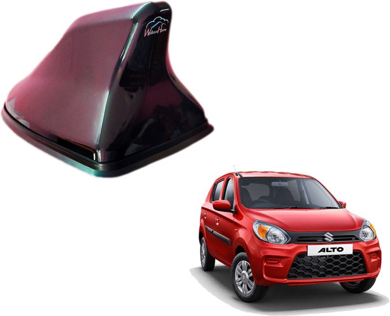 WolkomHome High performance Shark Fin Antenna Black color Car FM Radio Signal Aerials for Alto 800 2019 Sfin_Black Satellite Vehicle Antenna