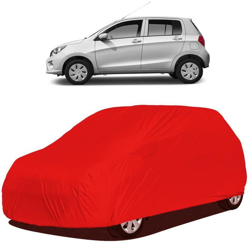 BikenWear Car Cover For Maruti Suzuki Celerio (Without Mirror Pockets)  (Red, For 2014, 2015, 2016, 2017, 2018, 2019, 2020, 2021 Models)