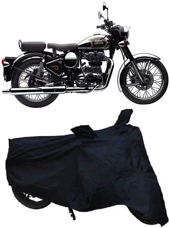 ELECTRIBLES Two Wheeler Cover for Royal Enfield  (Enticer, Black)